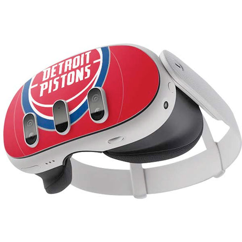 NBA Detroit Pistons Large Logo Meta Quest 3 Skin