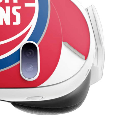 NBA Detroit Pistons Large Logo Meta Quest 3 Skin