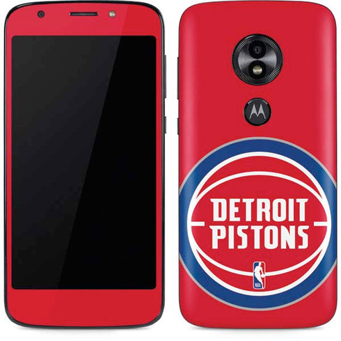 NBA Detroit Pistons Large Logo Moto E5 Play Skin