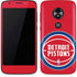 NBA Detroit Pistons Large Logo Moto E5 Play Skin