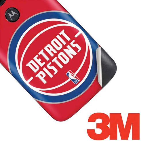 NBA Detroit Pistons Large Logo Moto E5 Play Skin