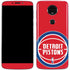 NBA Detroit Pistons Large Logo Moto E5 Plus Skin