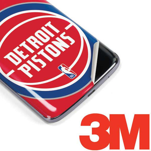 NBA Detroit Pistons Large Logo Moto E5 Plus Skin