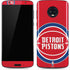 NBA Detroit Pistons Large Logo Moto G6 Skin