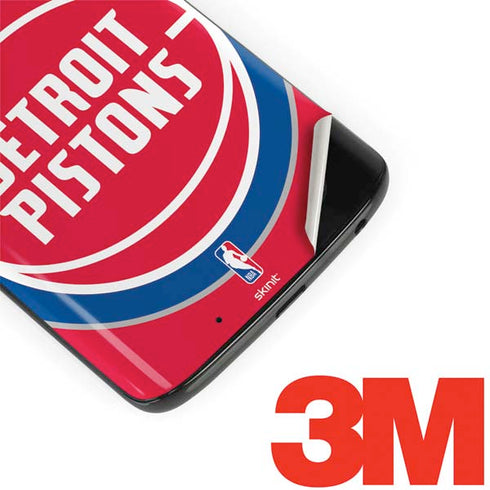 NBA Detroit Pistons Large Logo Moto G6 Skin