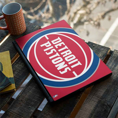 NBA Detroit Pistons Large Logo MSI GS65 Stealth Laptop Skin