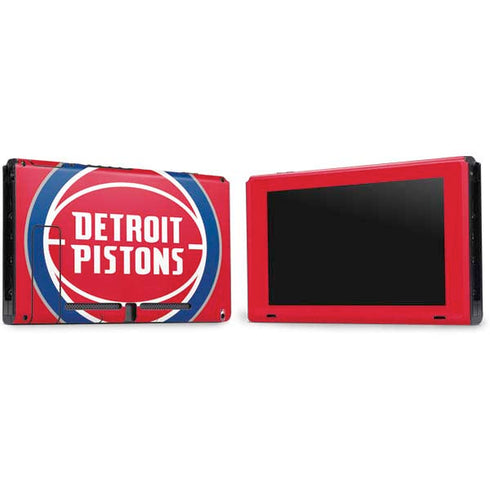 NBA Detroit Pistons Large Logo Nintendo Switch Bundle Skin