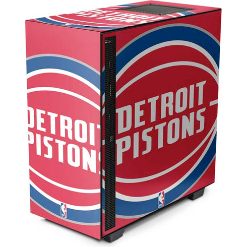 NBA Detroit Pistons Large Logo NZXT H510 Compact ATX Mid-Tower Case Skin