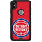 NBA Detroit Pistons Large Logo Otterbox Commuter iPhone Skin
