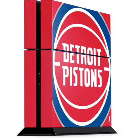 NBA Detroit Pistons Large Logo PS4 Console Skin