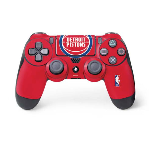 NBA Detroit Pistons Large Logo PS4 Controller Skin
