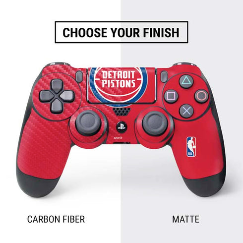 NBA Detroit Pistons Large Logo PS4 Pro/Slim Controller Skin