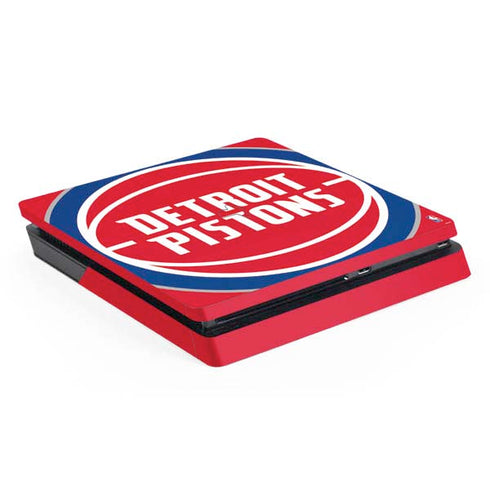 NBA Detroit Pistons Large Logo PS4 Slim Skin