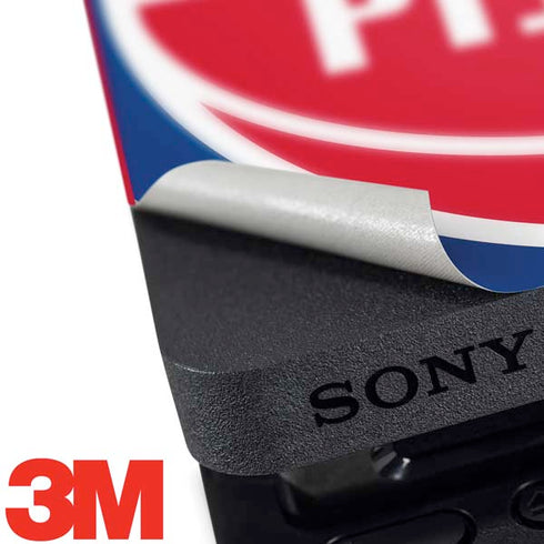 NBA Detroit Pistons Large Logo PS4 Slim Skin