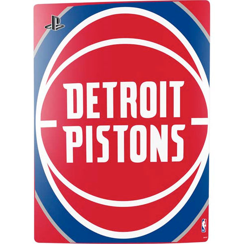 NBA Detroit Pistons Large Logo PS5 Digital Edition Console Skin