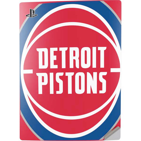 NBA Detroit Pistons Large Logo PS5 Digital Edition Console Skin