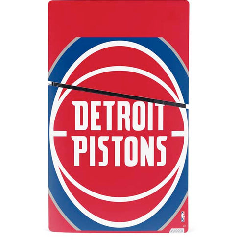 NBA Detroit Pistons Large Logo PS5 Slim Digital Edition Console Skin