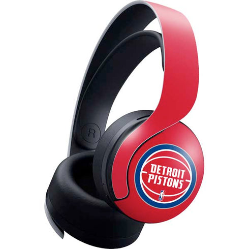 NBA Detroit Pistons Large Logo PULSE 3D Wireless Headset for PS5 Skin