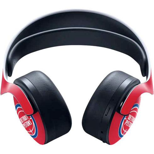 NBA Detroit Pistons Large Logo PULSE 3D Wireless Headset for PS5 Skin