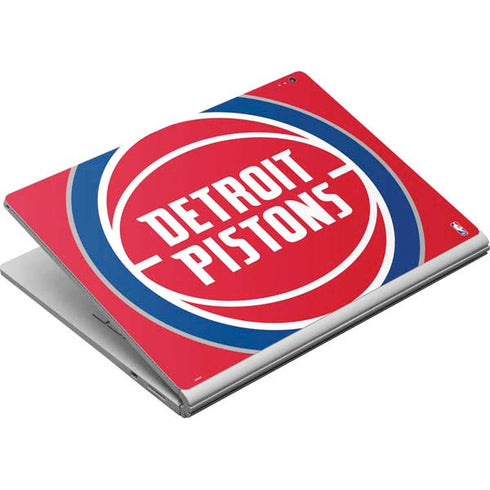 NBA Detroit Pistons Large Logo Surface Book Skin
