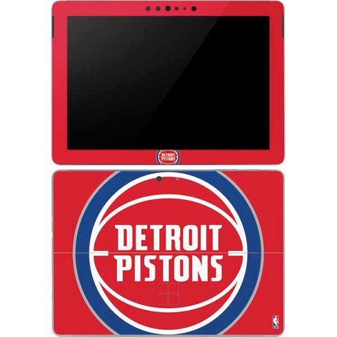 NBA Detroit Pistons Large Logo Surface Go Skin