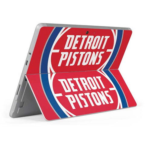 NBA Detroit Pistons Large Logo Surface Go Skin