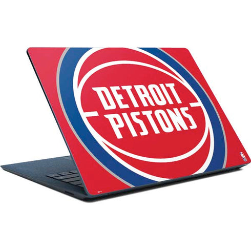 NBA Detroit Pistons Large Logo Surface Laptop Skin