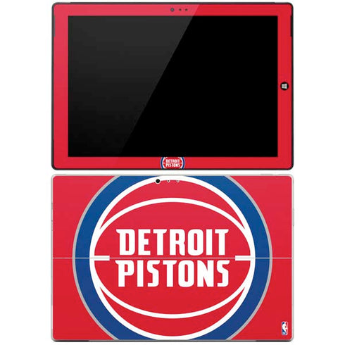 NBA Detroit Pistons Large Logo Surface Pro 3 Skin
