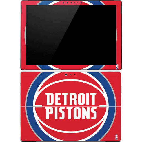 NBA Detroit Pistons Large Logo Surface Pro 4 Skin