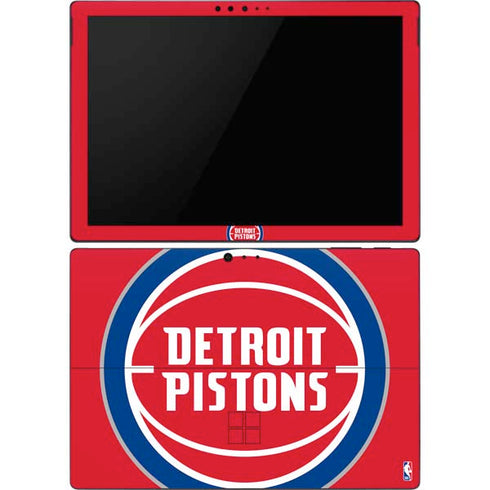 NBA Detroit Pistons Large Logo Surface Pro 6 Skin