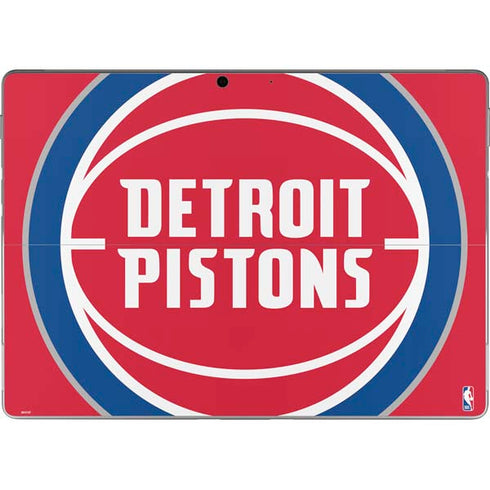 NBA Detroit Pistons Large Logo Surface Pro 8 Skin