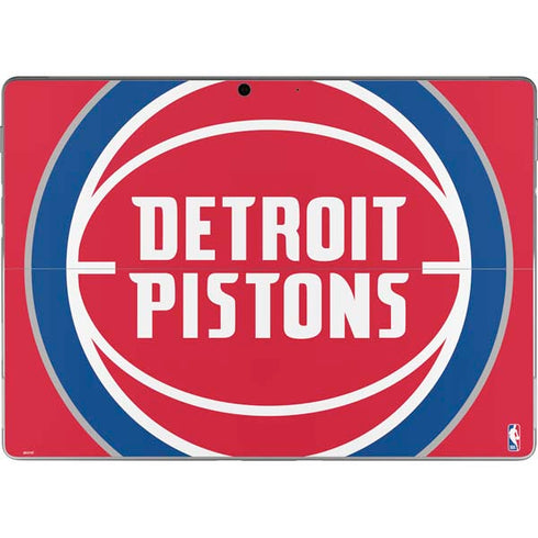 NBA Detroit Pistons Large Logo Surface Pro 9 Skin