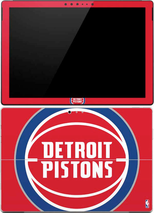 NBA Detroit Pistons Large Logo Surface Pro (2017) Skin