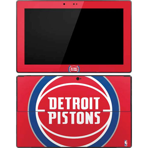 NBA Detroit Pistons Large Logo Surface Pro Tablet Skin