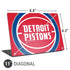 NBA Detroit Pistons Large Logo Universal Laptop 11in (8.8 x 6.2in) Skin