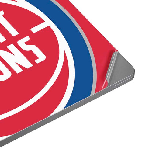 NBA Detroit Pistons Large Logo Universal Laptop 12in (9.8 x 6.8in) Skin