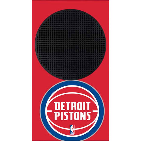 NBA Detroit Pistons Large Logo Xbox Series S Console Skin
