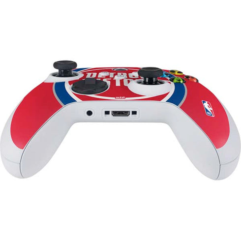 NBA Detroit Pistons Large Logo Xbox Series S Controller Skin