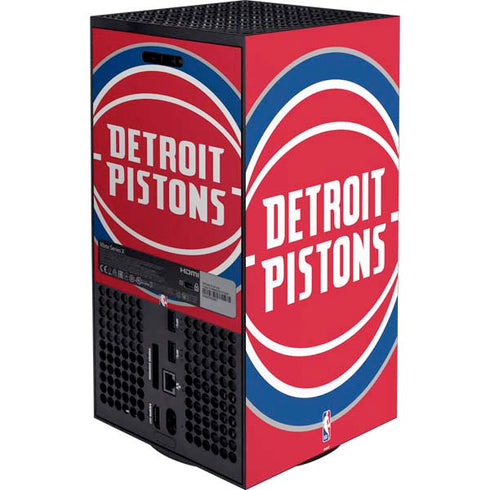 NBA Detroit Pistons Large Logo Xbox Series X Bundle Skin