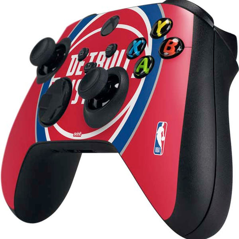 NBA Detroit Pistons Large Logo Xbox Series X Controller Skin