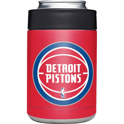 NBA Detroit Pistons Large Logo Yeti Colster Can Insulator Skin
