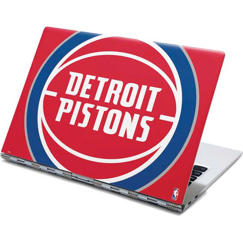 NBA Detroit Pistons Large Logo Yoga 910 2-in-1 14in Touch-Screen Skin
