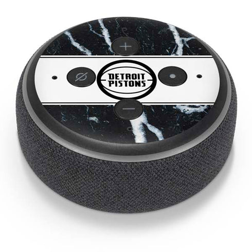 NBA Detroit Pistons Marble Amazon Echo Dot Skin