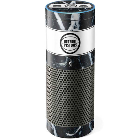 NBA Detroit Pistons Marble Amazon Echo Skin