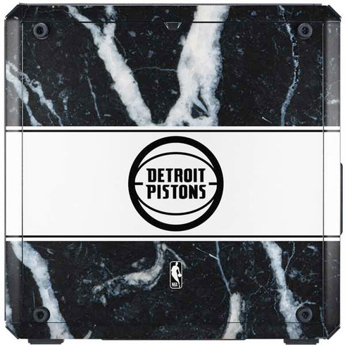 NBA Detroit Pistons Marble Cooler Master MasterBox Q300L Mini Tower Skin