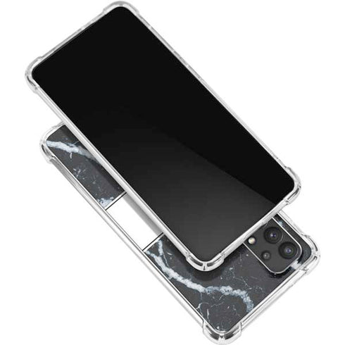 NBA Detroit Pistons Marble Galaxy A32 5G Clear Case