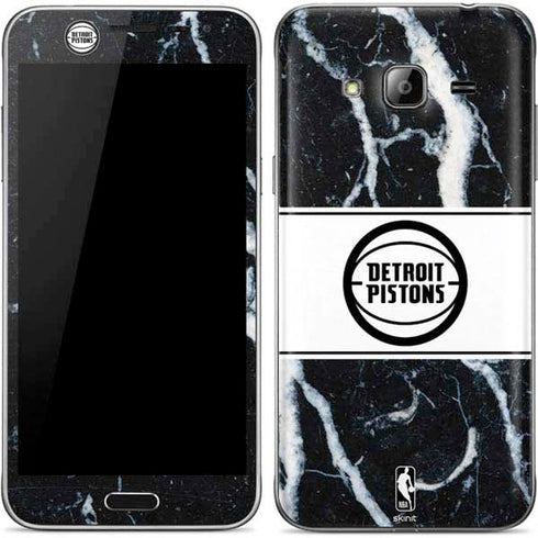 NBA Detroit Pistons Marble Galaxy J3 Skin