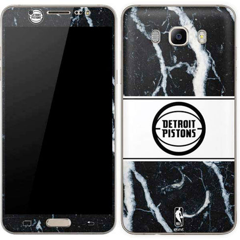 NBA Detroit Pistons Marble Galaxy J7 Skin