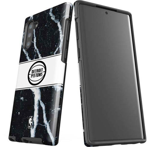NBA Detroit Pistons Marble Galaxy Note 10 Pro Case