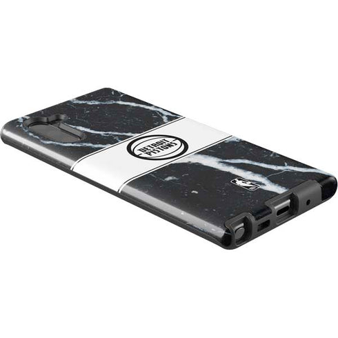 NBA Detroit Pistons Marble Galaxy Note 10 Pro Case